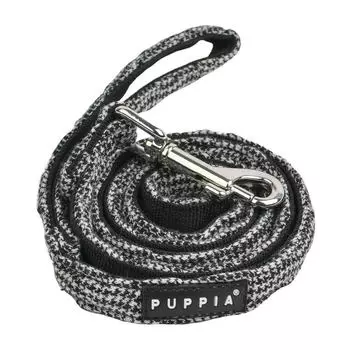 PUPPIA Поводок для собак "Gaspar", чёрный, 140х1.5см (Южная Корея)