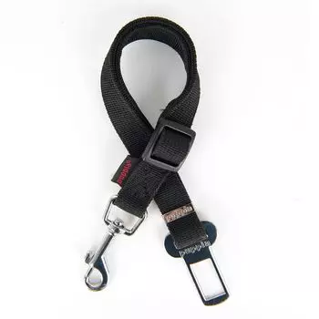 PUPPIA Ремень безопасности для собак автомобильный, черный, 30-50см (Южная Корея)