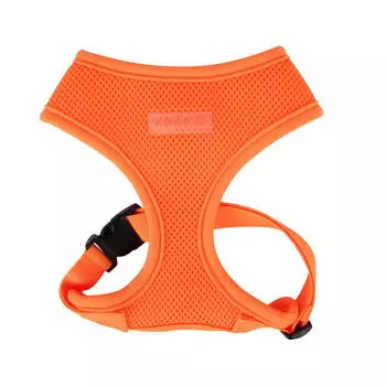 PUPPIA Шлейка для собак дышащая "Neon Soft", оранжевая, XL (Южная Корея)
