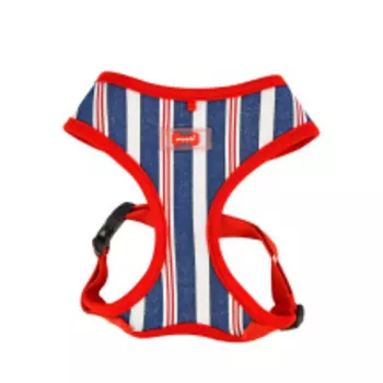 PUPPIA Шлейка для собак "Zorion", синие полоски, M (Южная Корея)!