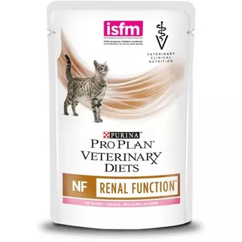 PURINA VD NF Корм влаж.лосось при патологии почек д/кошек пауч 85г