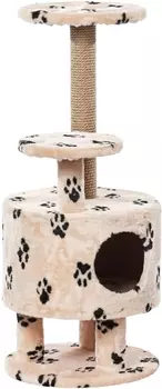 ПУШОК Домик круглый со ступенькой на ножках мех 40*40*99см