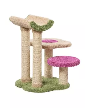 ПУШОК Когтеточка Кумбика ковролин 62*62*78см