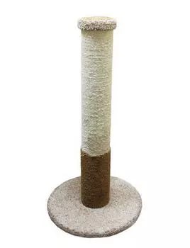 ПУШОК Когтеточка Мега Столб ковролин 62*62*118см