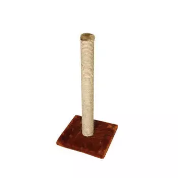 ПУШОК Когтеточка - Столбик средняя мех 30*30*65см