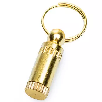 ROSEWOOD Адресник для кошек металлический, золотой, 2см (Великобритания)