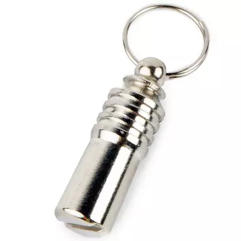 ROSEWOOD Адресник для собак металлический, серебрянный, 3см (Великобритания)