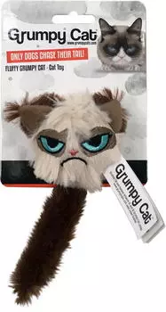 Rosewood Игрушка для кошек мягкая "Сердитый пушистик с хвостом", мультиколор, 5см (Великобритания)