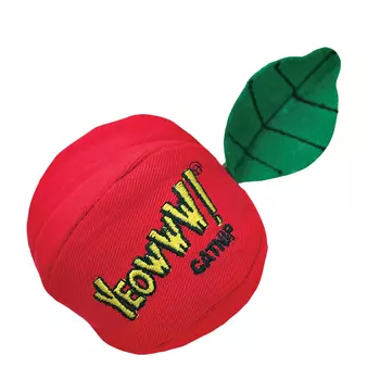 Rosewood Игрушка для кошек мягкая с кошачьей мятой "Яблоко YEOWWW", красная, 7.6см (Великобритания)