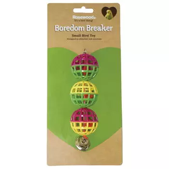 Rosewood Игрушка для птиц "Шары с колокольчиком", мультиколор, (Великобритания)