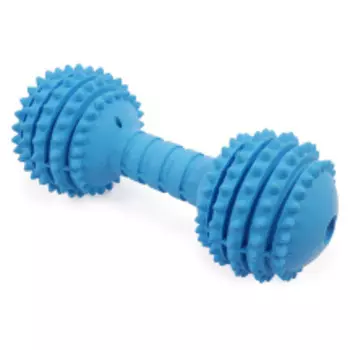 ROSEWOOD Игрушка для собак резиновая "Гантель", голубая, 20cм (Великобритания)