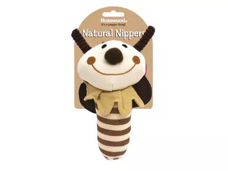 Rosewood Jolly Doggy Natural "Пчелка" Игрушка мягкая д/собак 20см