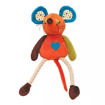 ROSEWOOD Игрушка для собак мягкая "Мышка Милли", оранжевая, 32см (Великобритания)