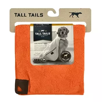 ROSEWOOD Полотенце для животных микрофибра "Tall Tails", оранжевое, 51х51см (Великобритания)