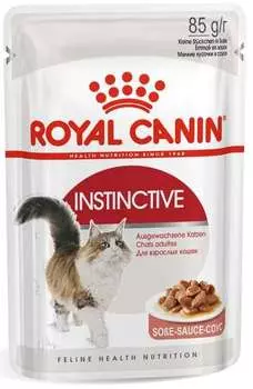 ROYAL CANIN Instinctive Корм влаж.кус.в соусе.д/кошек 85г