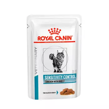 ROYAL CANIN Sensitivity Control Chicken Корм влаж.диет.курица/рис при пищ.неперен.д/кошек 85г