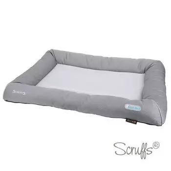 SCRUFFS Лежак для животных охлаждающий "Cool Bed", серый, 100х75х12см (Великобритания)