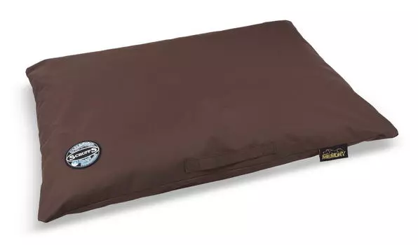 SCRUFFS Лежак-подушка для собак ортопедический "Expedition", шоколад, 100х70х12см (Великобритания)!