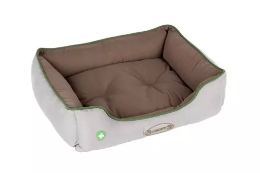 SCRUFFS Insect Shield Box Bed Лежак с бортиками д/собак с пропиткой от насекомых 50*40см