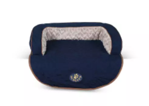 SCRUFFS Лежак для животных на диван "Wilton", синий, 65х70х13см (Великобритания)