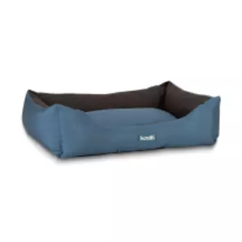 SCRUFFS Лежак для животных с бортиками водоотталкивающий "Expedition", синий 90х70см (Великобритания