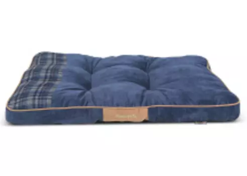 SCRUFFS Матрас для животных "Highland", синий, 100х70х8см (Великобритания)