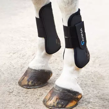SHIRES ARMA Ногавки передние для лошади, PONY, чёрные, пара (Великобритания)