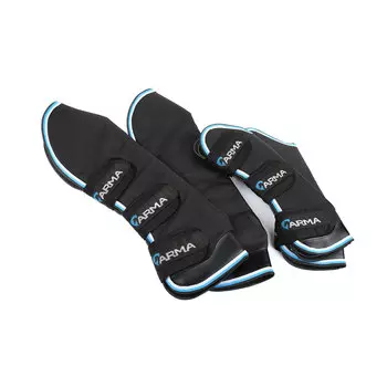 SHIRES ARMA Ногавки транспортировочные для лошади "Air", FULL, чёрные, стан (Великобритания)