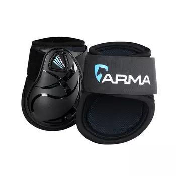 SHIRES ARMA Ногавки задние для лошади "ARMA Carbon", FULL, чёрный, пара (Великобритания)