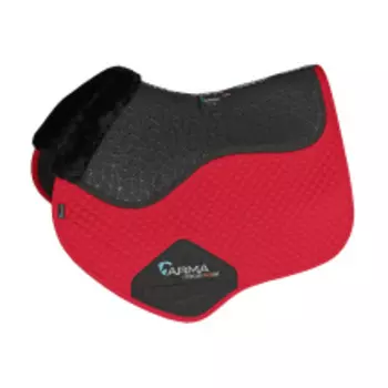 SHIRES ARMA Вальтрап для лошади конкурный "Fusion jump", 17''-18'', красный (Великобритания)