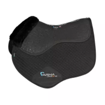 SHIRES ARMA Вальтрап для лошади конкурный "Fusion jump", 17''-18'', чёрный (Великобритания)