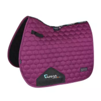 SHIRES ARMA Вальтрап для лошади универсальный "3D Mesh", 17-18", сливовый (Великобритания)