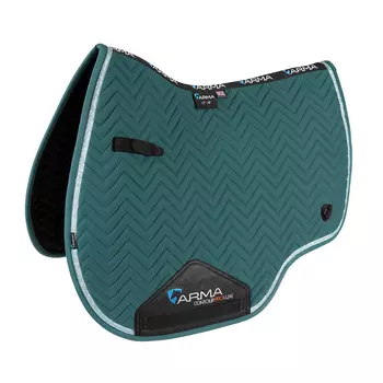 SHIRES ARMA Вальтрап для лошади универсальный "Glitter Trim", 17''-18'', бордо (Великобритания)