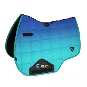 SHIRES ARMA Вальтрап для лошади универсальный "Ombre", 17''-18'', голубой (Великобритания)