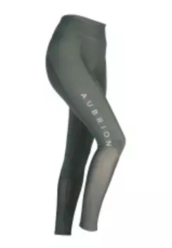 SHIRES AUBRION Легинсы для верховой езды "Rhythm Mesh", XXS, оливковый (Великобритания)