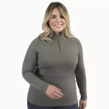 SHIRES AUBRION Лонгслив "Revive", M, оливковый (Великобритания)