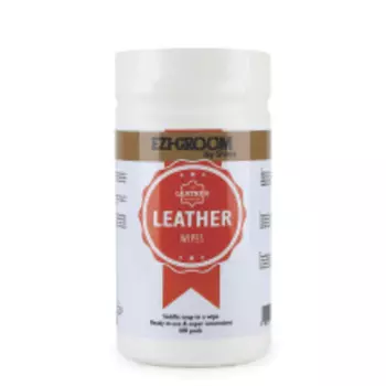 SHIRES EZI-GROOM Влажные салфетки для чистки натуральной кожи, 100шт (Великобритания)