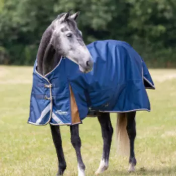 SHIRES HIGHLANDER Попона прогулочная для лошади "Plus Lite", 1200D, 0g, 165 см, нави (Великобритания