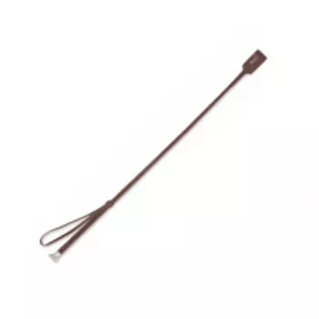 SHIRES Хлыст для конного спорта кожаный, 60 см, коричневый (Великобритания)