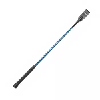 SHIRES Хлыст для конного спорта "Rubber" конкурный, 53 см, синий/белый (Великобритания)