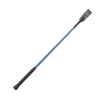 SHIRES Хлыст для конного спорта "Rubber" конкурный, 53 см, синий/красный (Великобритания)