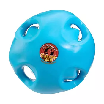 SHIRES Игрушка для лошади денниковая "Carrot Ball", голубой (Великобритания)