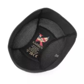 SHIRES Karben Подкладка для шлема сменная, обхват 56-58 см, черный (Великобритания)