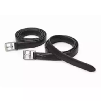 SHIRES Путлища кожаные для лошади "Adelfia", 155 см, чёрные (Великобритания)