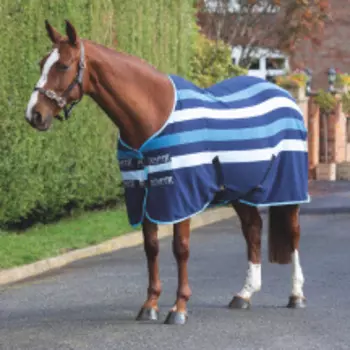 SHIRES TEMPEST Попона флисовая для лошади "Original Newmarket", голубой, 155см (Великобритания)