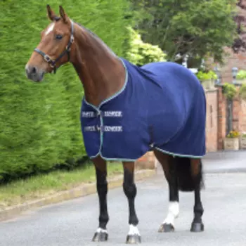 SHIRES TEMPEST Попона флисовая для лошади "Original", 165 см, синий (Великобритания)