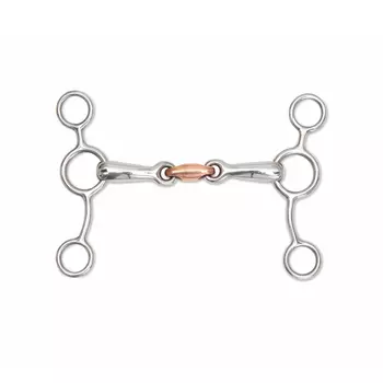 SHIRES Трензель для лошади "Tom Thumb" восьмерка с медной конфетой, 11.5см (Великобритания)