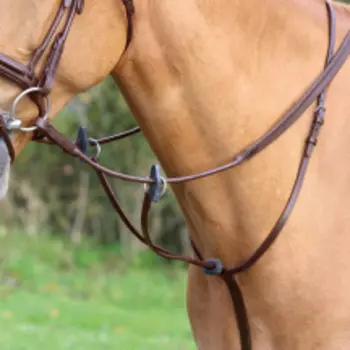 SHIRES Velociti Мартингал для лошади, FULL, коричневый (Великобритания)