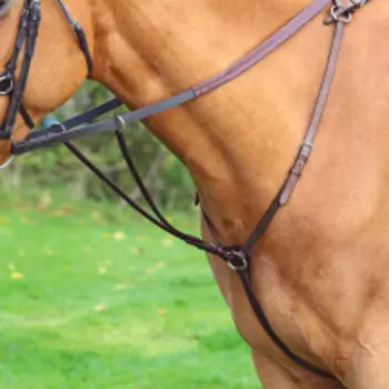 SHIRES Velociti Мартингал с подперсьем GARA "Hunt", COB, коричневый (Великобритания)