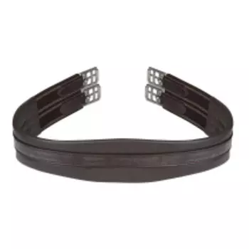 SHIRES Velociti Подпруга для лошади кожаная с резинками "GARA", 110 см, коричневый